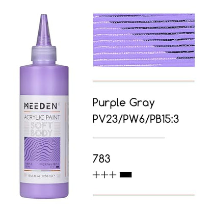 Purple Gray Acrylic Paint (8.45 Fl Oz)