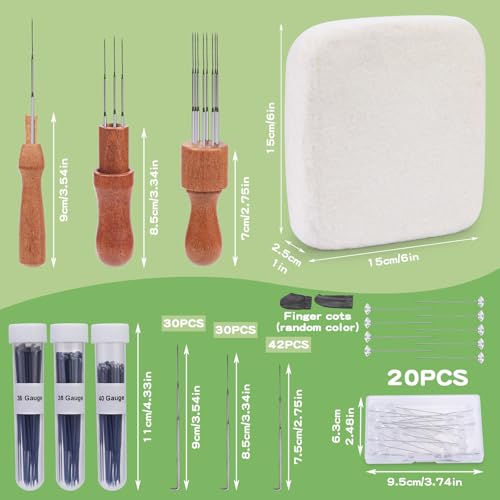 128 Pcs Needle Felting Tool Kit (128 Count)