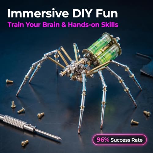 Steampunk Mechanical Spider 3D Metal Puzzle