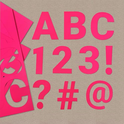 3 Inch Bulletin Board Letters & Numbers (209 Count)