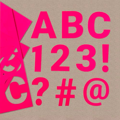 3 Inch Bulletin Board Letters & Numbers (209 Count)