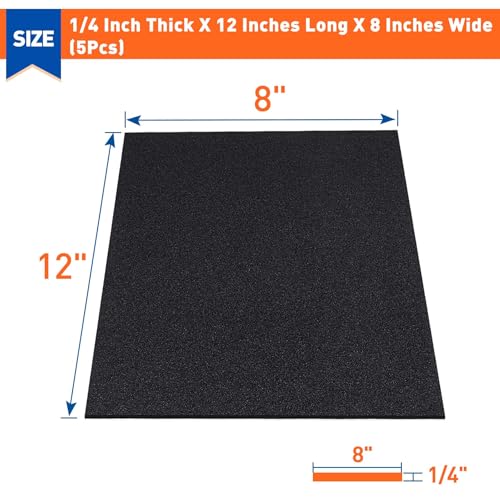 5Pcs Adhesive Foam Padding 1 (5 Foot)