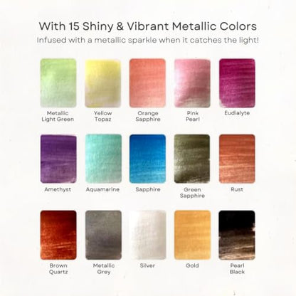 Viviva Nano Watercolor Paint Set (15 Count)
