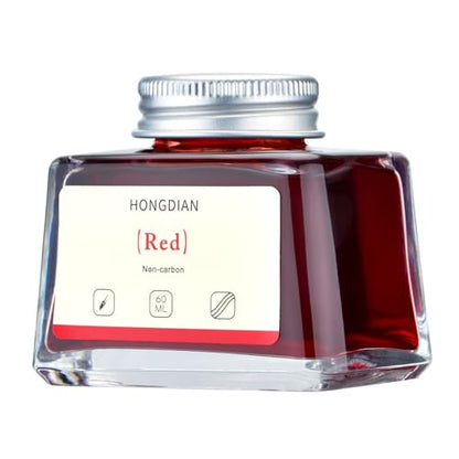 Hongdian Fountain Pen Bottled Ink Red