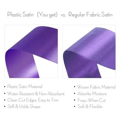 1.5 Inch Purple Polypropylene Ribbon