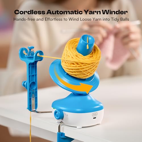 A1 Pro Cordless Electric Yarn Winder for Effortless Yarn Organization