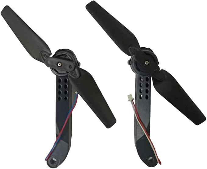 RC Quadcopter Spare Parts Axis Drone Arms with Propellers FPV Racing Drone Arms Comaptible with E58/L800/JY019/S168 RC Hobby, 4pcs Included