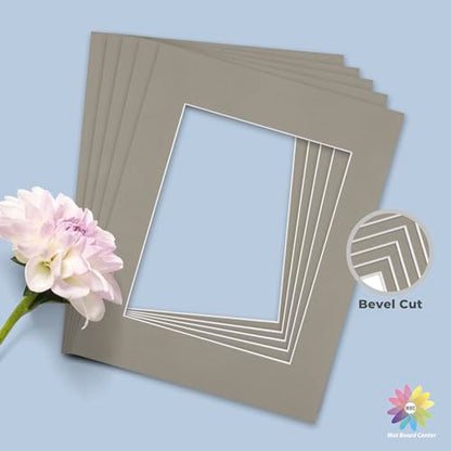 Mat Board Center 10 Pack 11x14 Photo Mats for 8x10 Picture (10 Count)