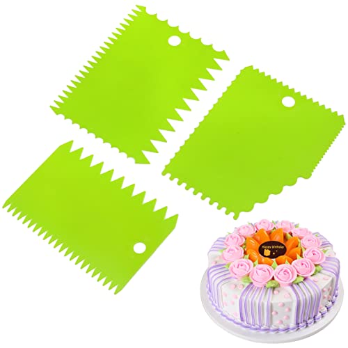 Lovelysp 6 pieces plastic clay scraper set