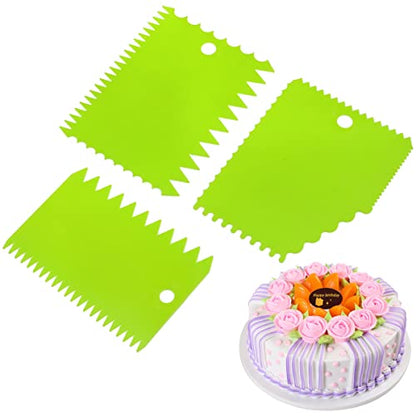 Lovelysp 6 pieces plastic clay scraper set