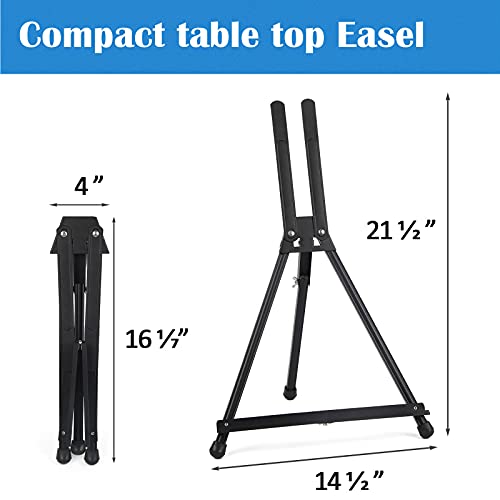 8 Pack 15" to 21" Tabletop Easel for Painting &Display (8 Count)