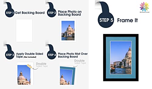 Mat Board Center 10 Pack 5x7 Photo Mats for 4x6 Picture