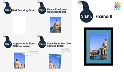 Mat Board Center 10 Pack 5x7 Photo Mats for 4x6 Picture