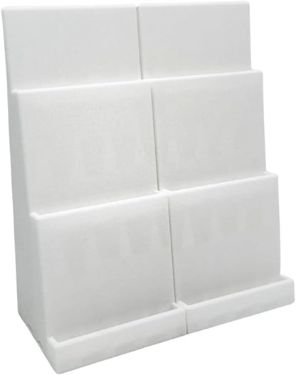Magnetic Card Holder Stadium Displays - White (2 Pack), Compatible with Ultra Pro Protectors - Trading Card Holder - Card Stand - Sports Card Display