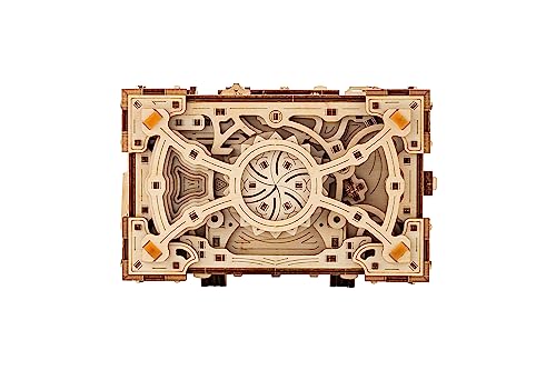 Enigma Chest Puzzle Box 3D Wooden Puzzles for Adults to Build