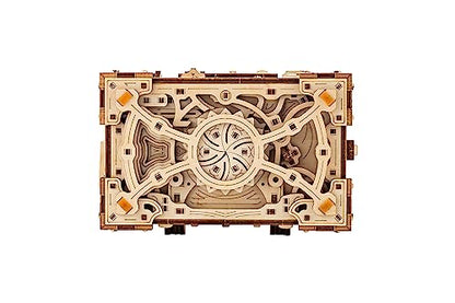 Enigma Chest Puzzle Box 3D Wooden Puzzles for Adults to Build