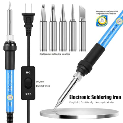 Soldering Iron Kit with Digital Multimeter (11 Count)