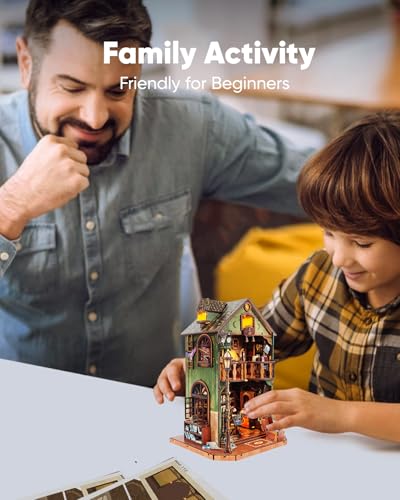 DIY Miniature House Kit Book Nook Kit for Adults to Build Mini Magic House