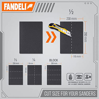 Waterproof Sandpaper (25 Count)