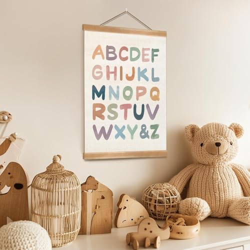 Alphabet Numbers Posters Set of 2 (2 Count)