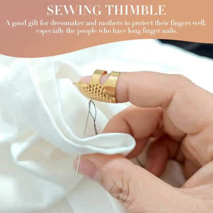 4Pcs Sewing Thimbles