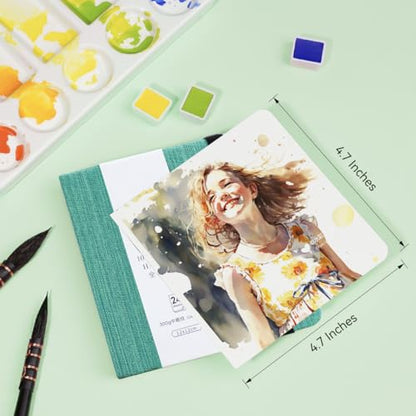 Square Watercolor Journal (3.72 Sq Ft)