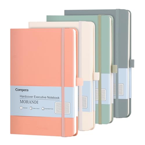 4 Pack Lined Journal Notebooks for Work (4 Count)