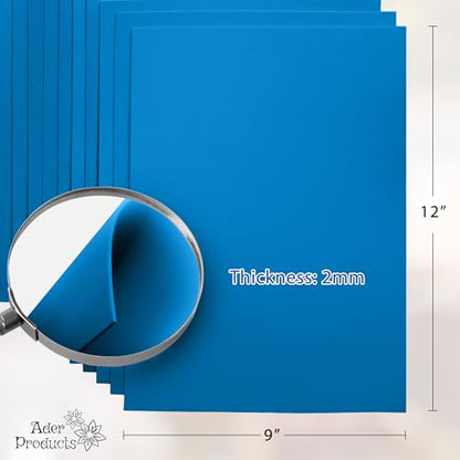 Blue EVA Foam Sheets for Crafts