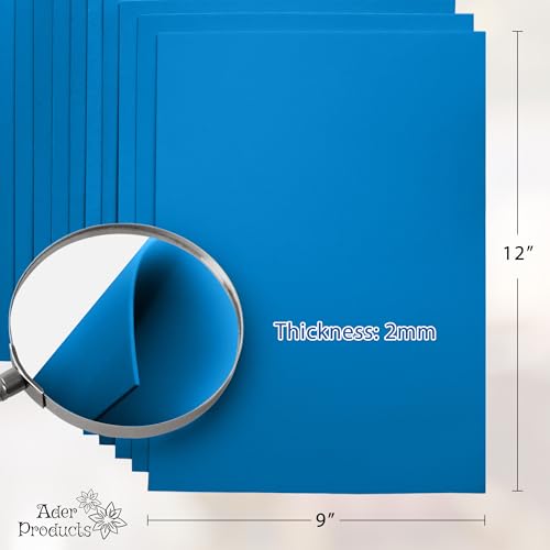 Blue EVA Foam Sheets for Crafts