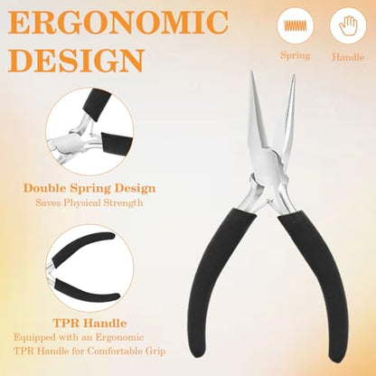 6 Pack Jewelry Pliers Set (6 Count)