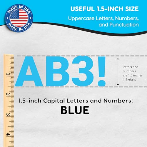 1.5 Inch Bulletin Board Letters & Numbers
