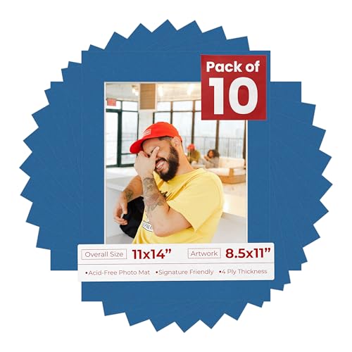 11x14 Mat for 8.5x11 Photo (10 Count)