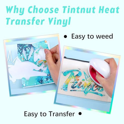 Blue Splash Heat Transfer Vinyl