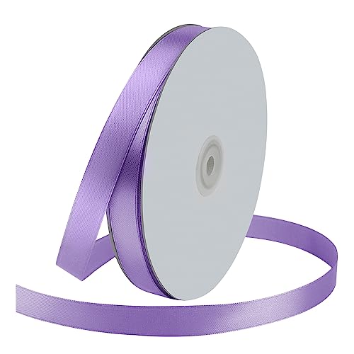5 8" x 100 Yards Lavender Satin Ribbon Crafts Gift Wrapping (300 Foot)