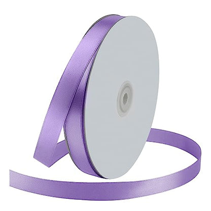 5 8" x 100 Yards Lavender Satin Ribbon Crafts Gift Wrapping (300 Foot)