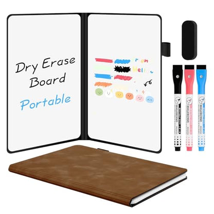 Portable Dry Erase Whiteboard Notebook