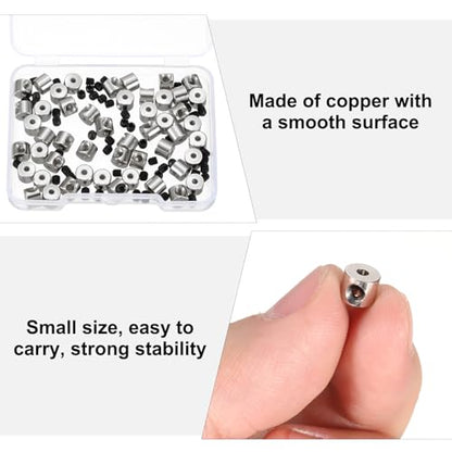 50 Pcs Metal Locking Pin Backs