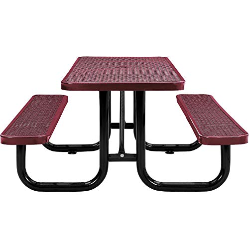 6’L Rectangular Picnic Table