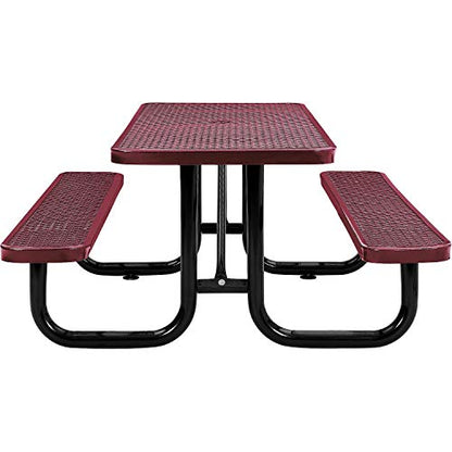 6’L Rectangular Picnic Table