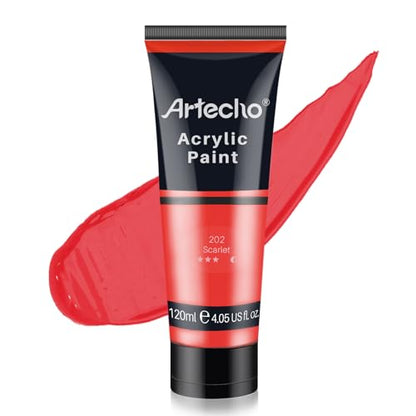 Red Acrylic Paint (4.05 Fl Oz)
