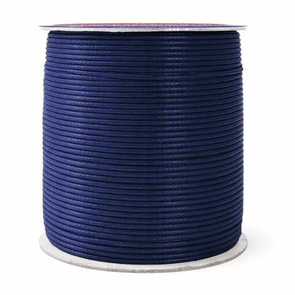 1.5mm Navy Blue Waxed Cord