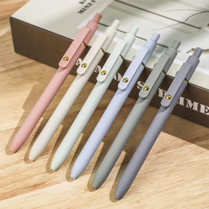 Gel Pens Set 12 Pcs 0.5mm Retractable Quick Dry Black Ink Pens (12 Count)