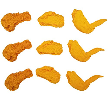 Food Erasers 27 Pack Fried Chicken Desk Pet Erasers for Kids Cute Fun School Supplies Prize Gifts Party Favors (27 个)