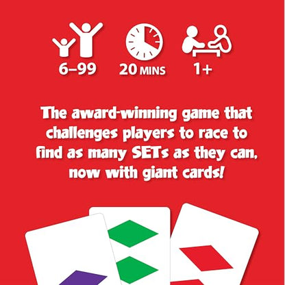 Set Giant Card Games for Kids