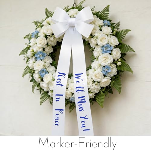 2.5 Inch White Polypropylene Ribbon