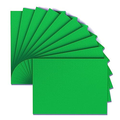 Green Foam Sheets Crafts 9x12 Inch 2mm Eva Color Craft Foam Paper for Crafts Project Preschoolers Classroom Scrapbooking DIY Cosplay (10 Count)