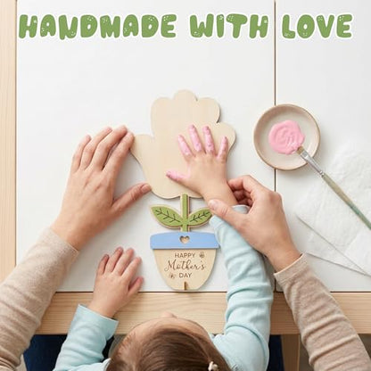 DIY Mothers Day Crafts for Kids Handprint Art