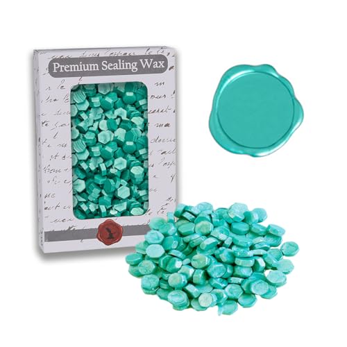 Teal Premium Sealing Wax Beads 2 OZ. (2 Ounce)