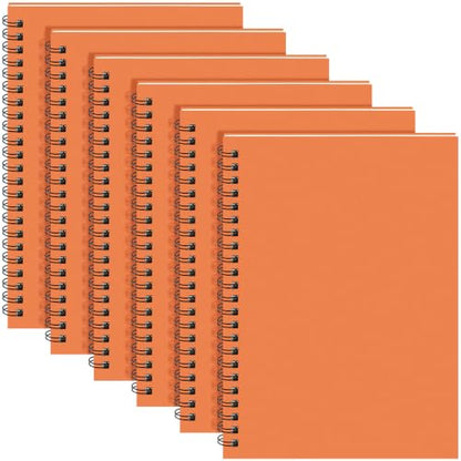 6 Pcs Spiral Notebooks (6 Count)