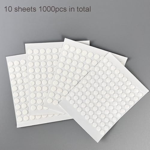 1000 Pcs False Tip Double Sided Adhesive Dots (1000 Count)